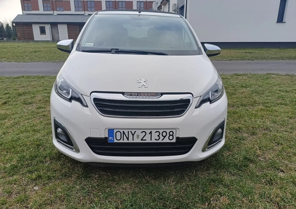 Peugeot 108 cena 34500 przebieg: 65000, rok produkcji 2017 z Nysa małe 79